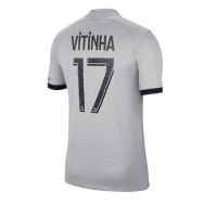 Dres Paris Saint-Germain Vitinha Ferreira #17 Gostujuci 2022-23 Kratak Rukav